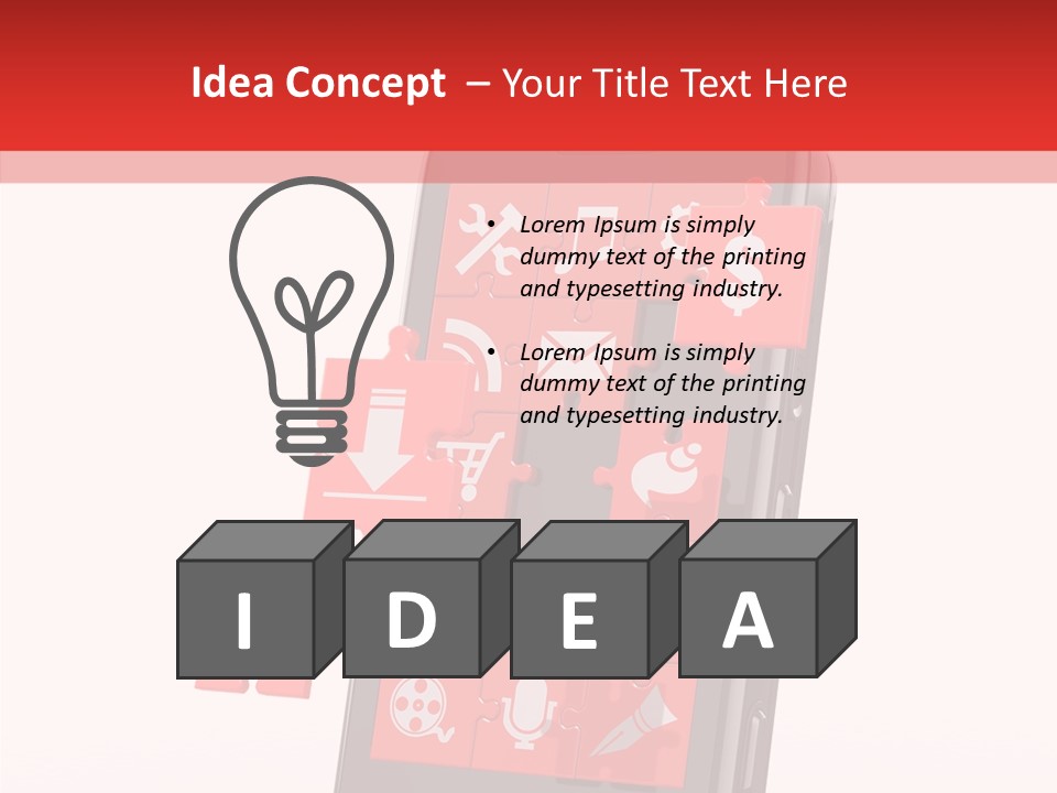 Business Program Mobile PowerPoint Template