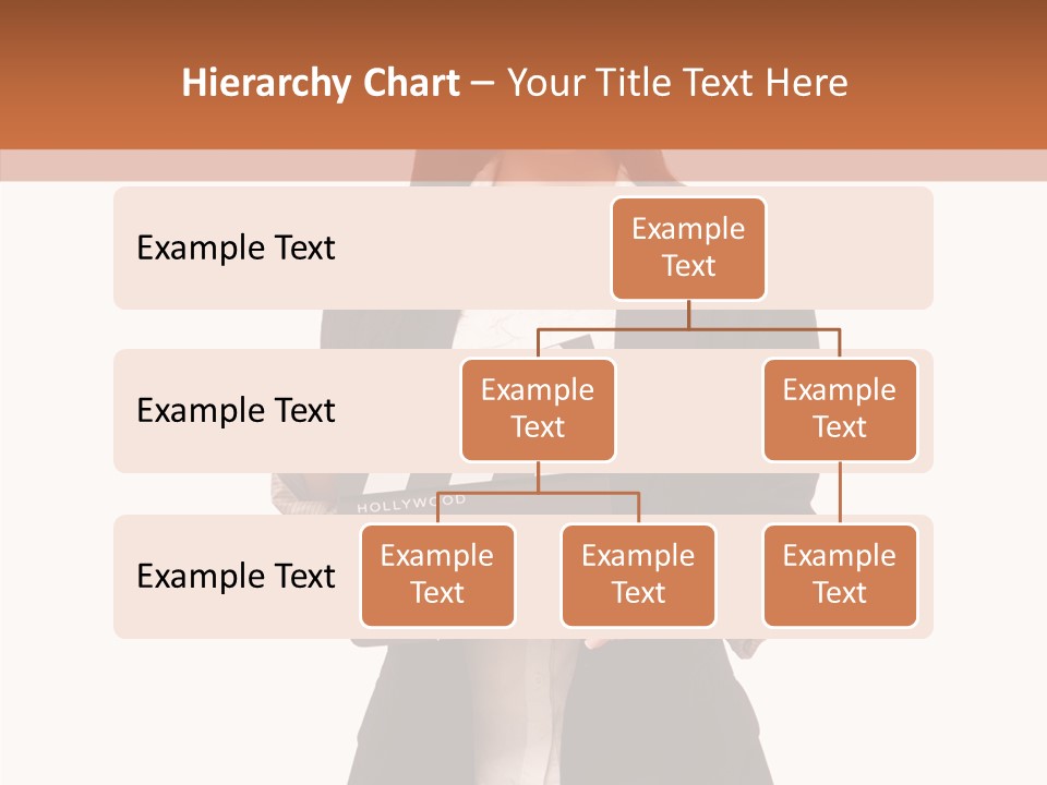 Young Frame Brunette PowerPoint Template