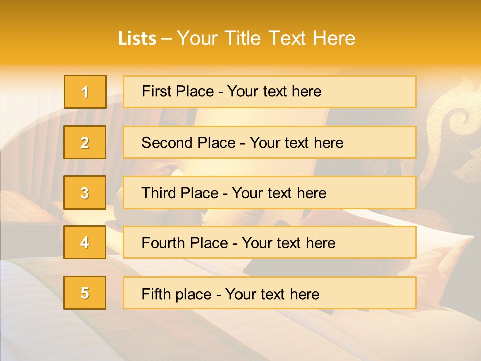 Show Cozy Resort PowerPoint Template