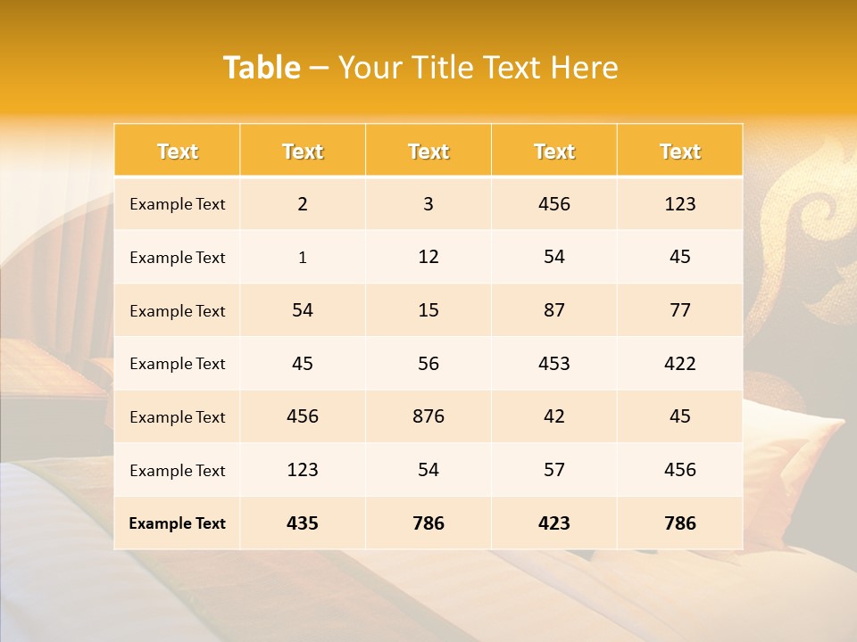 Show Cozy Resort PowerPoint Template