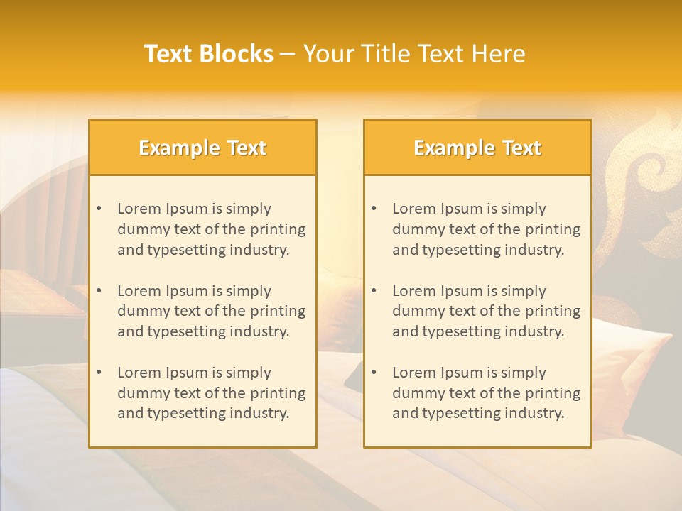 Show Cozy Resort PowerPoint Template
