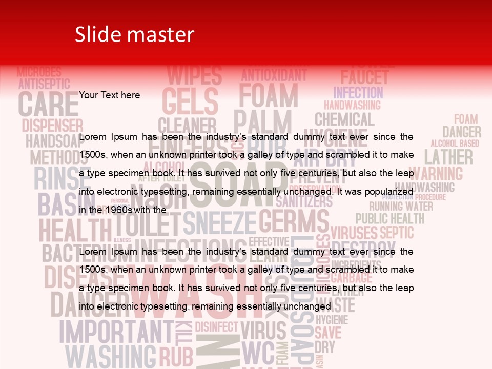 Antiseptic Viruses Agents PowerPoint Template