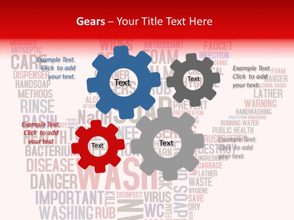 Antiseptic Viruses Agents PowerPoint Template