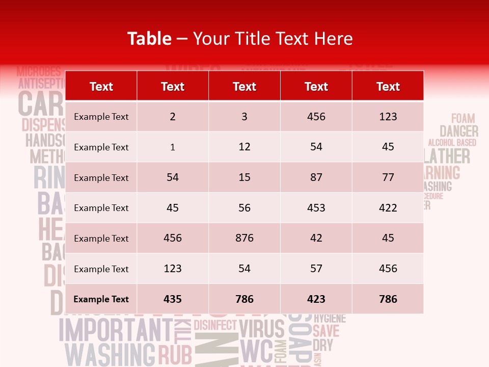 Antiseptic Viruses Agents PowerPoint Template
