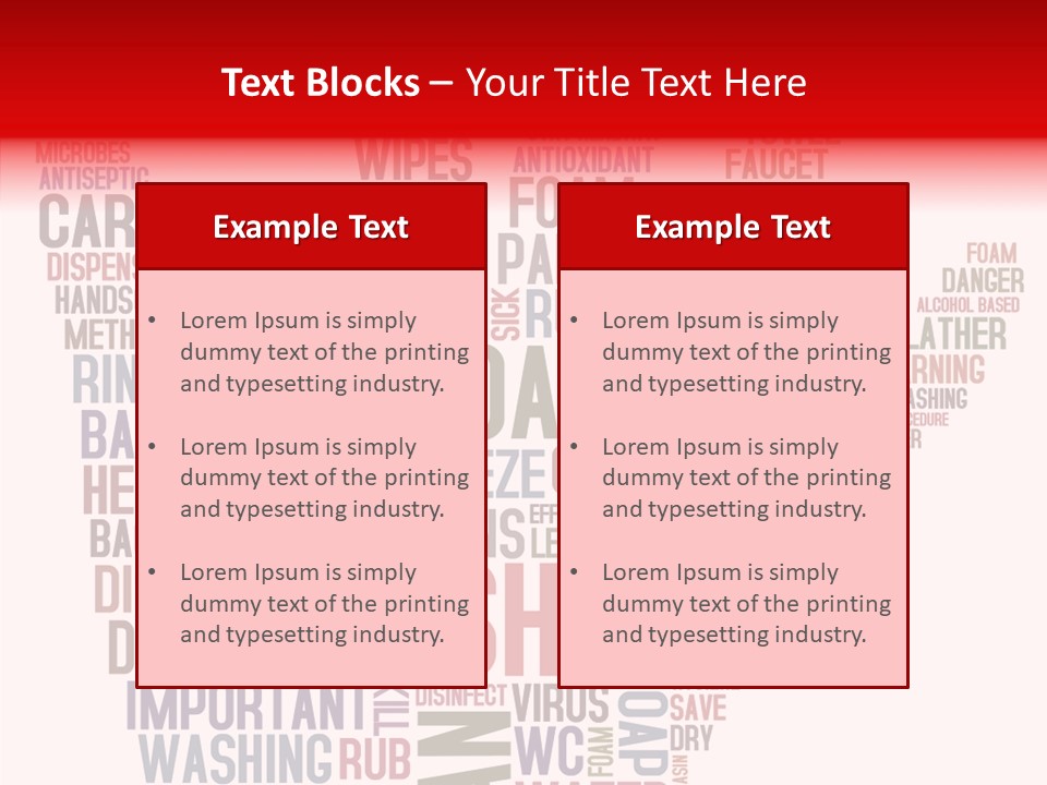 Antiseptic Viruses Agents PowerPoint Template