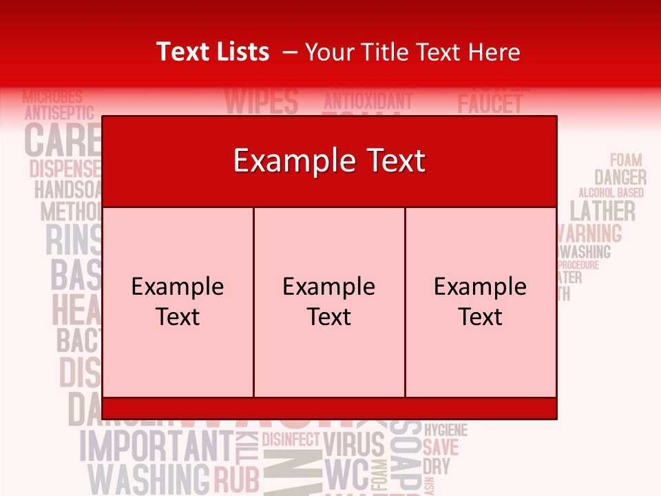 Antiseptic Viruses Agents PowerPoint Template