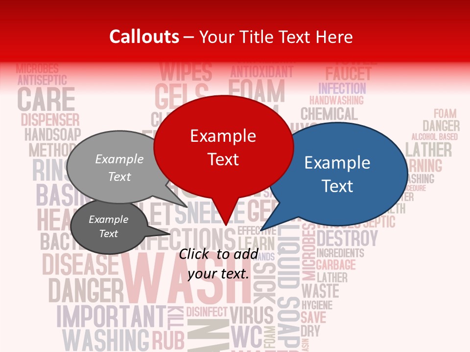 Antiseptic Viruses Agents PowerPoint Template