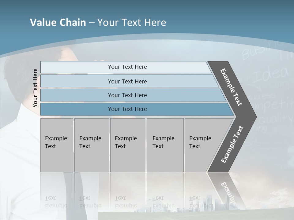City Binocular Observe PowerPoint Template