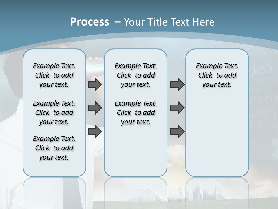 City Binocular Observe PowerPoint Template