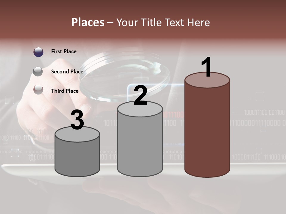 Find Computer Pad PowerPoint Template