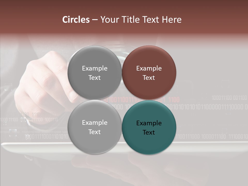Find Computer Pad PowerPoint Template