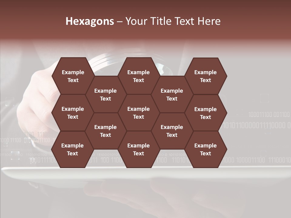 Find Computer Pad PowerPoint Template