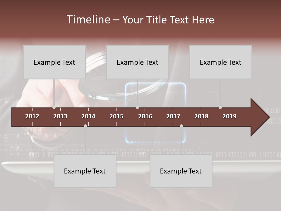 Find Computer Pad PowerPoint Template