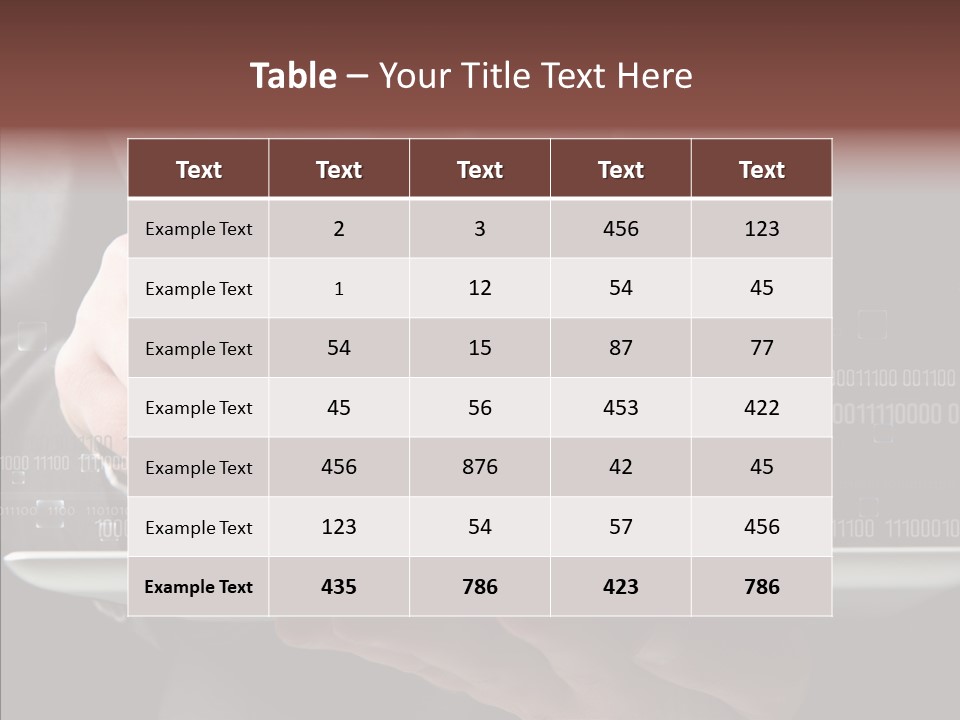 Find Computer Pad PowerPoint Template