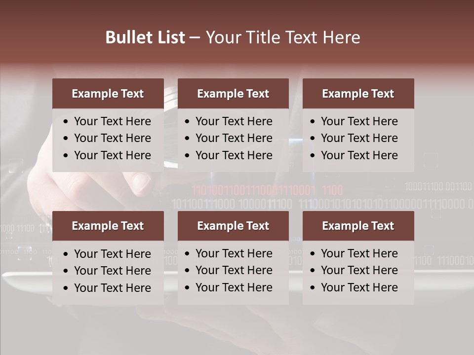 Find Computer Pad PowerPoint Template