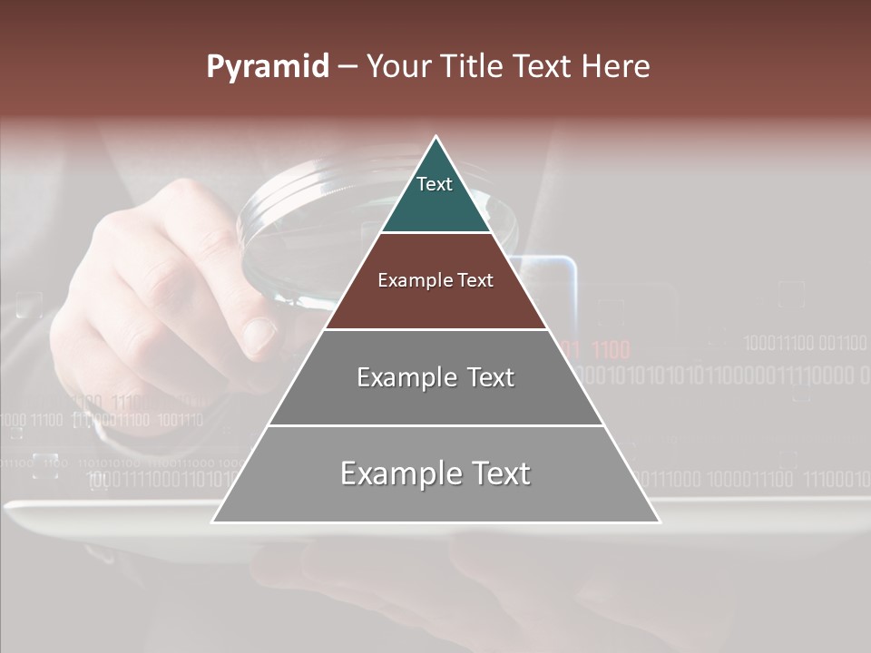 Find Computer Pad PowerPoint Template
