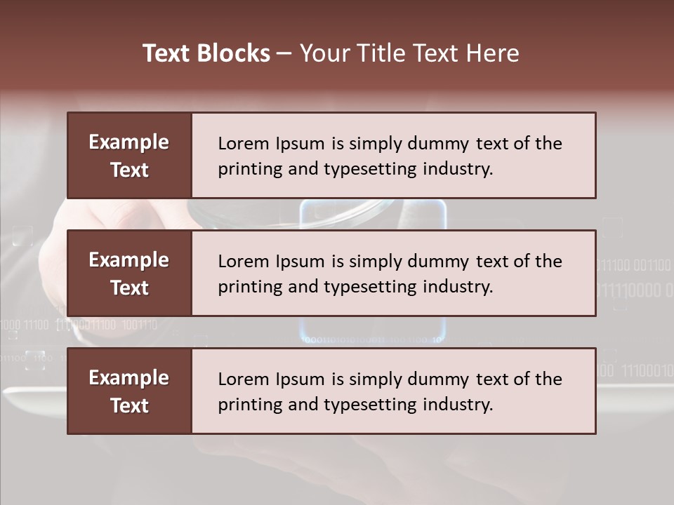 Find Computer Pad PowerPoint Template