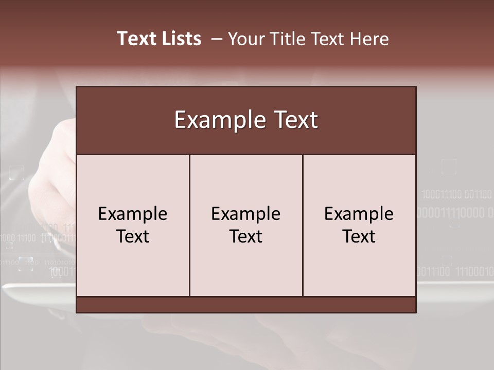 Find Computer Pad PowerPoint Template