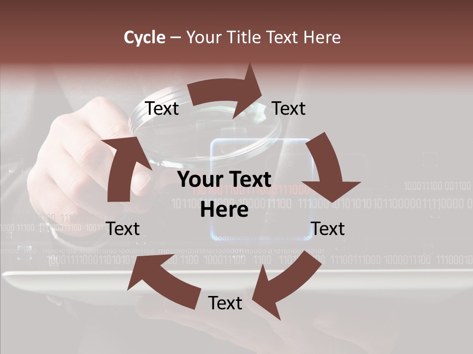Find Computer Pad PowerPoint Template