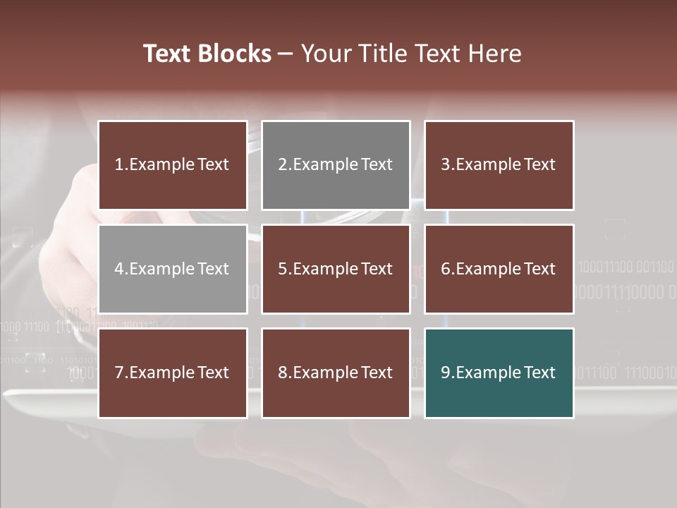 Find Computer Pad PowerPoint Template