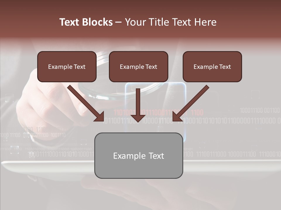 Find Computer Pad PowerPoint Template