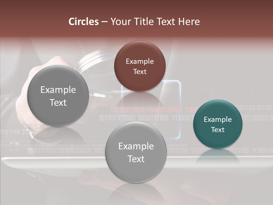 Find Computer Pad PowerPoint Template