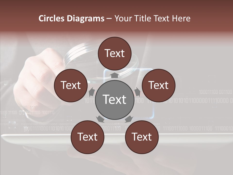 Find Computer Pad PowerPoint Template
