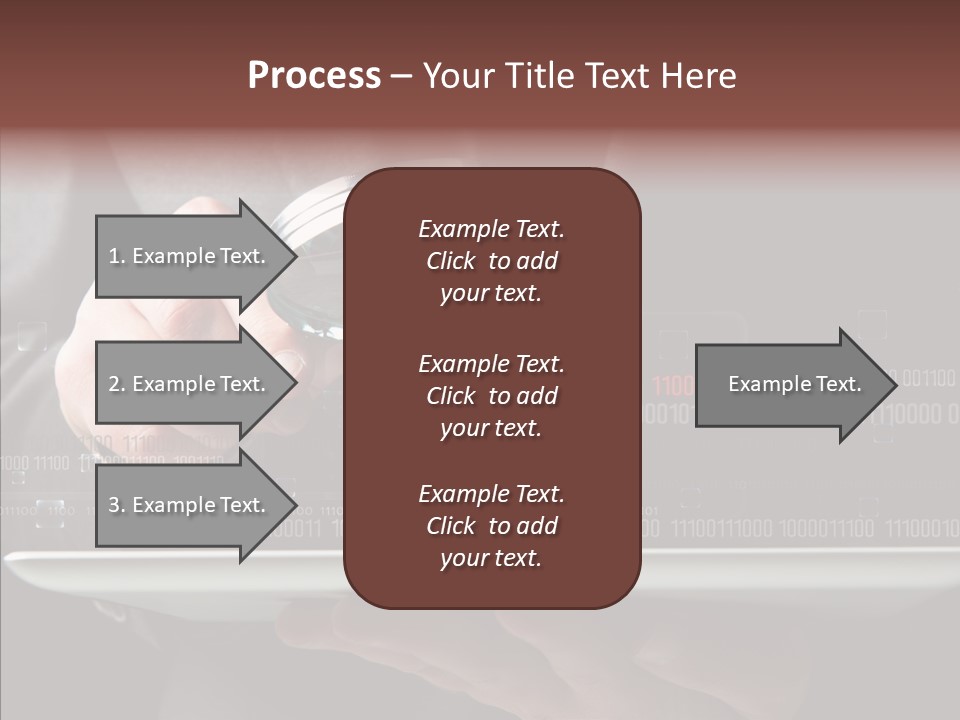 Find Computer Pad PowerPoint Template