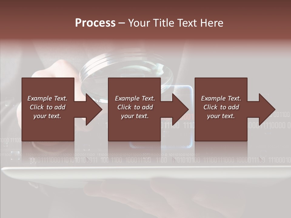 Find Computer Pad PowerPoint Template
