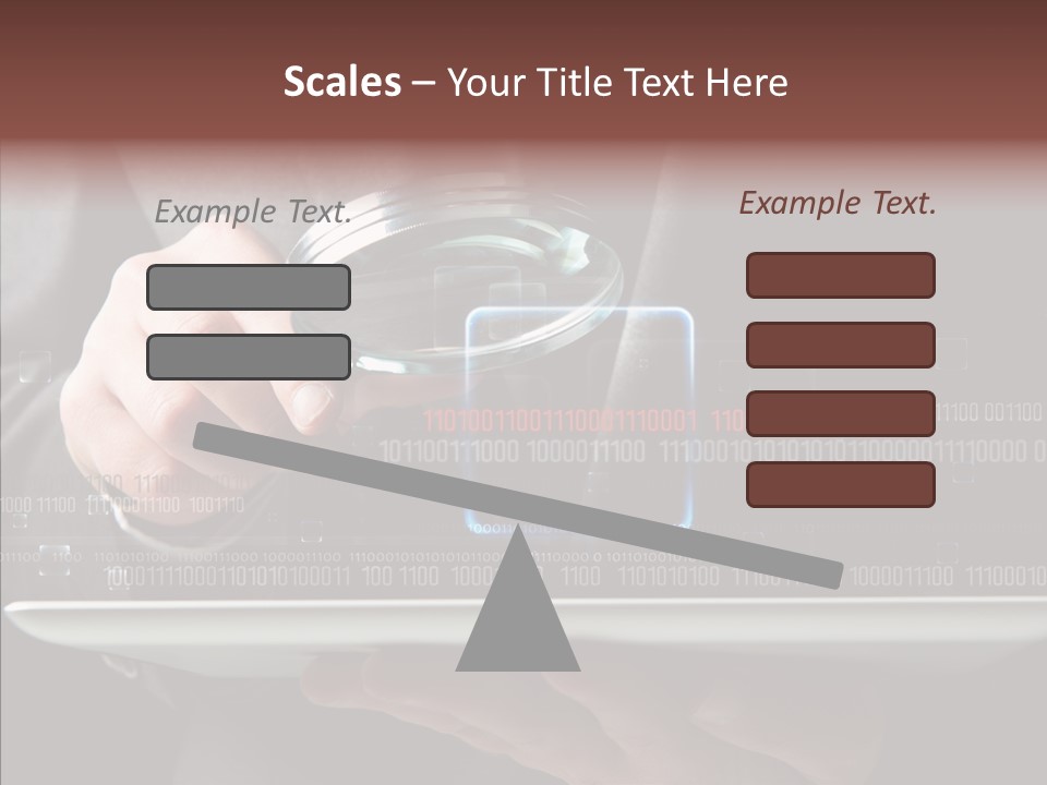 Find Computer Pad PowerPoint Template