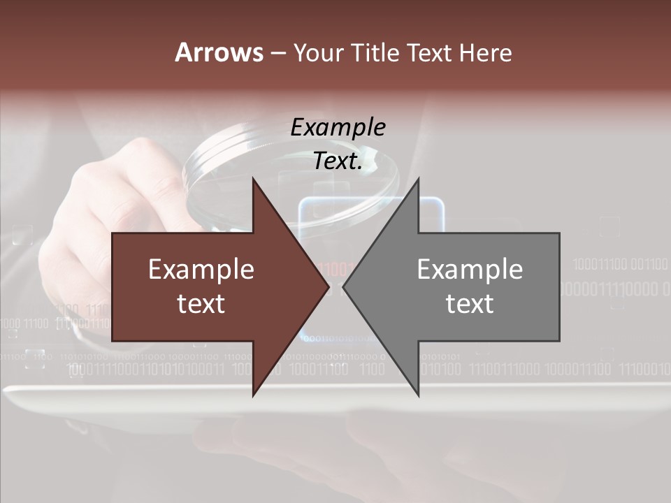 Find Computer Pad PowerPoint Template