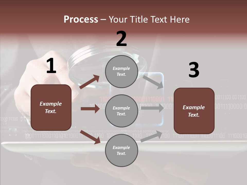 Find Computer Pad PowerPoint Template