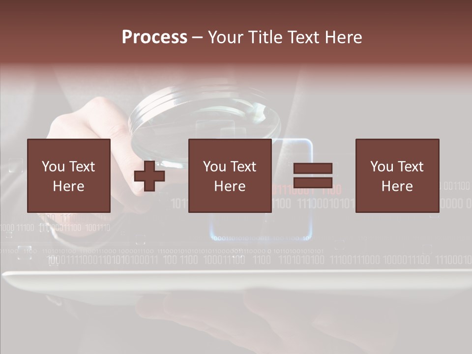 Find Computer Pad PowerPoint Template