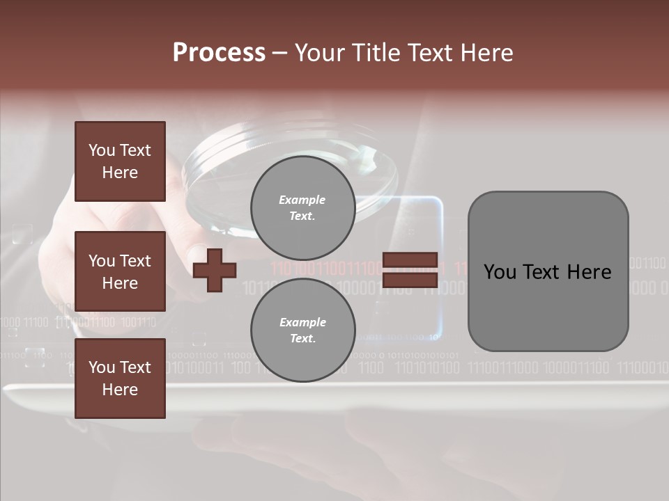 Find Computer Pad PowerPoint Template