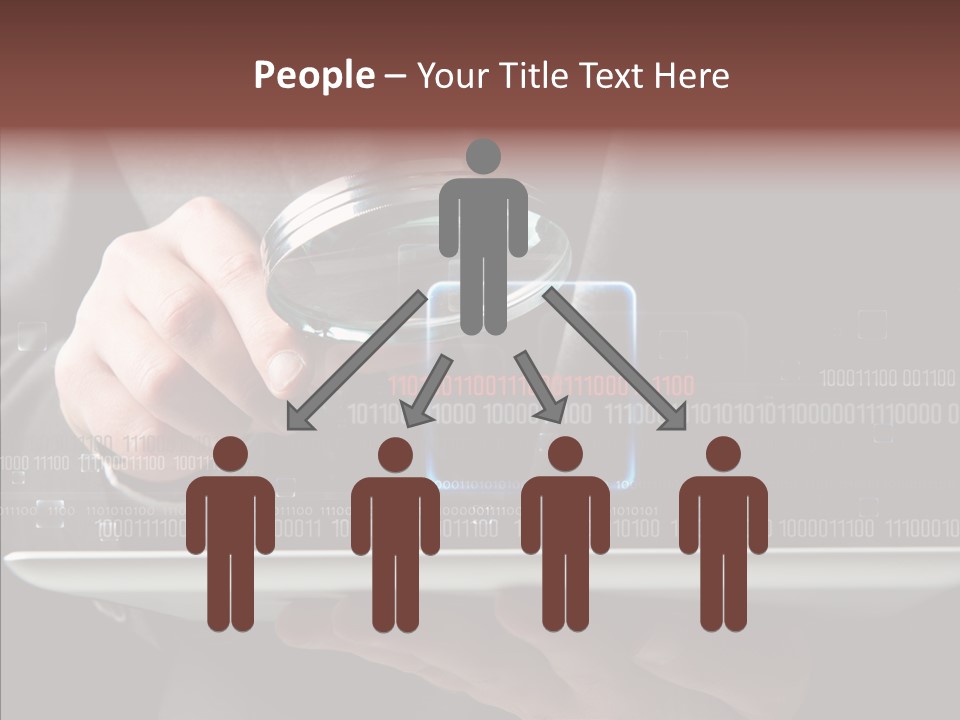 Find Computer Pad PowerPoint Template