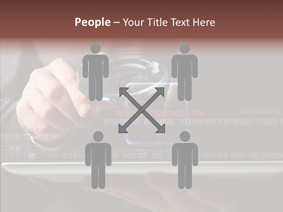 Find Computer Pad PowerPoint Template