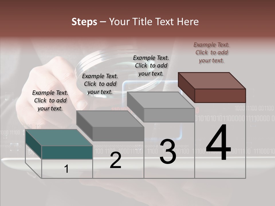 Find Computer Pad PowerPoint Template