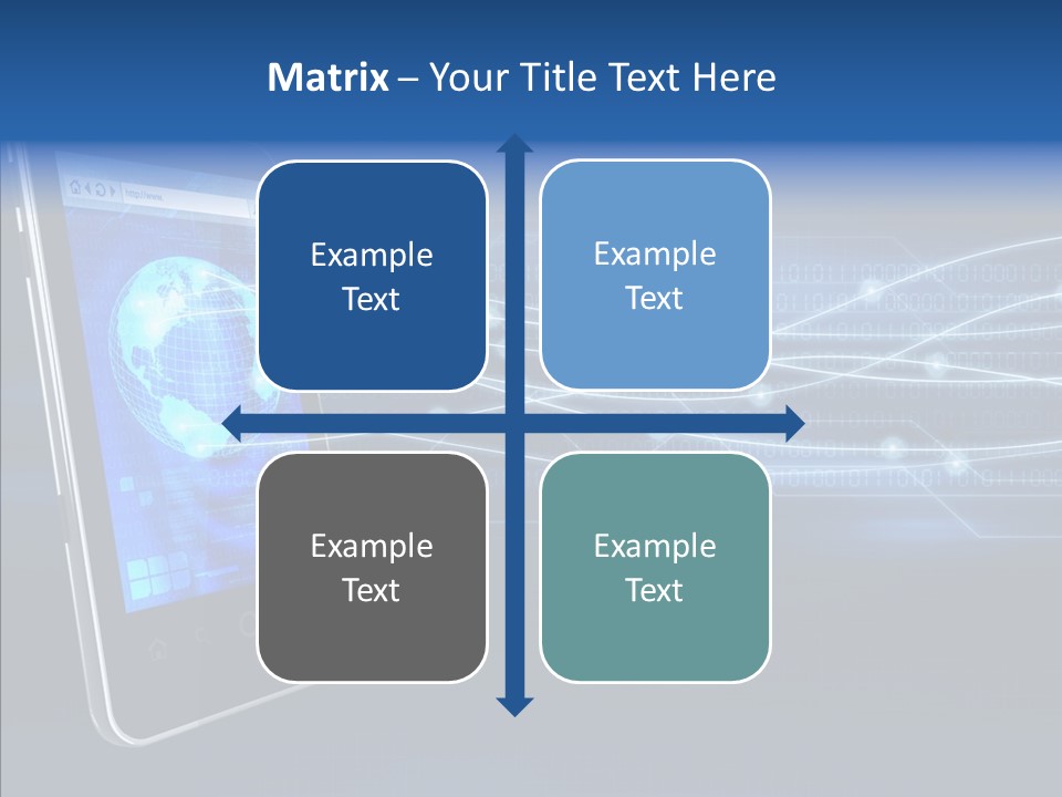 Application Computer Touchscreen PowerPoint Template