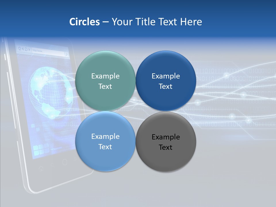 Application Computer Touchscreen PowerPoint Template
