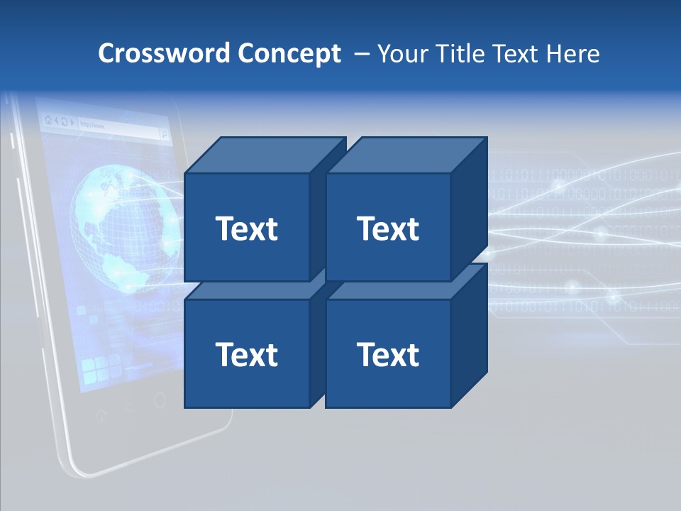 Application Computer Touchscreen PowerPoint Template