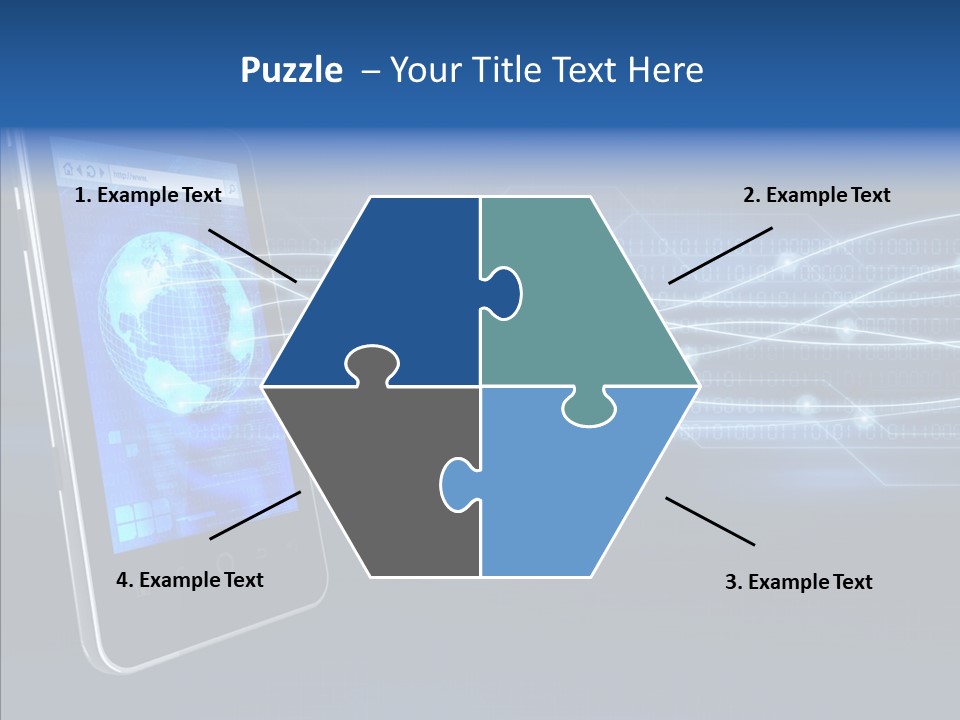 Application Computer Touchscreen PowerPoint Template