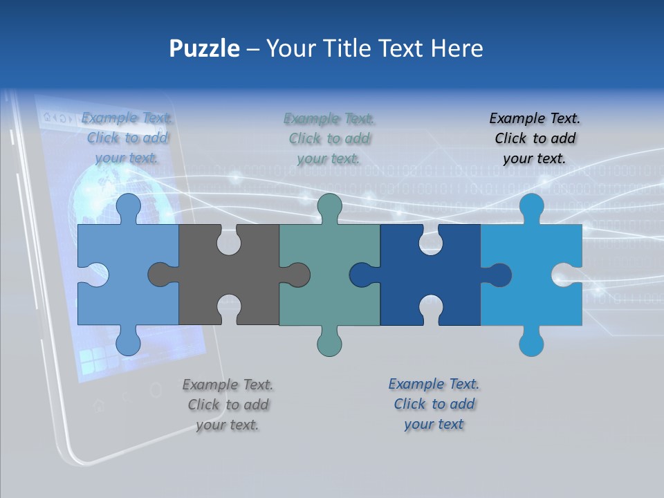 Application Computer Touchscreen PowerPoint Template