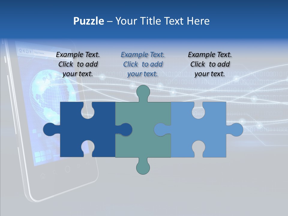 Application Computer Touchscreen PowerPoint Template
