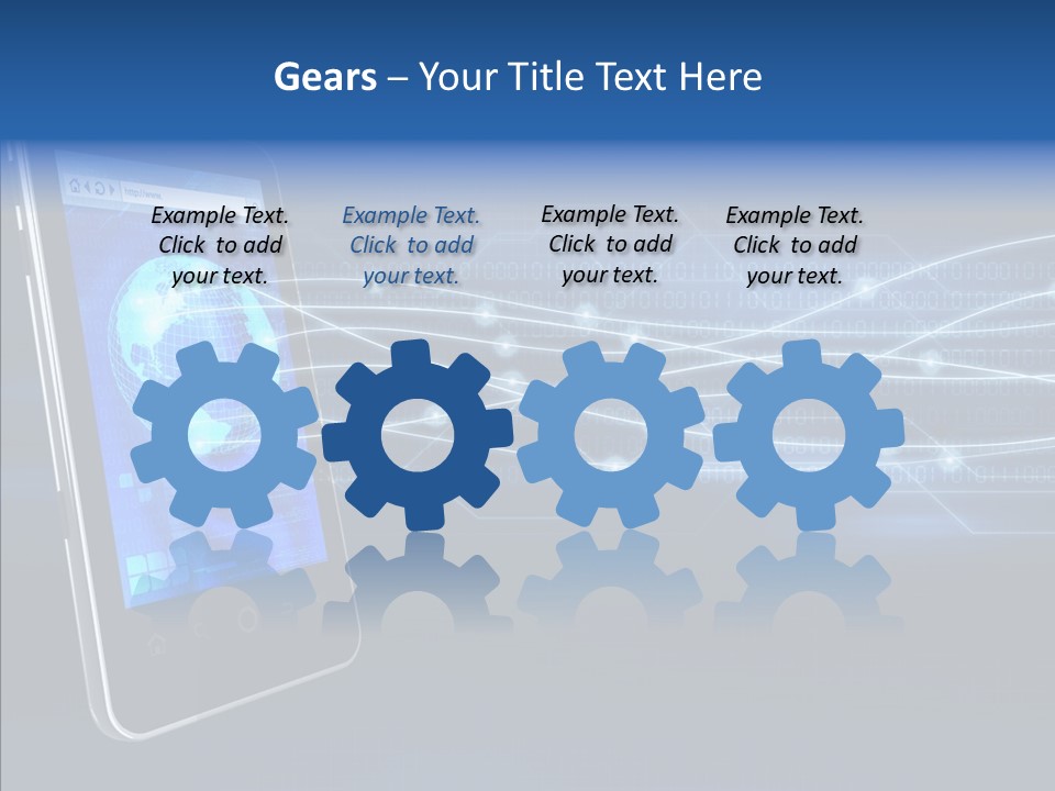 Application Computer Touchscreen PowerPoint Template