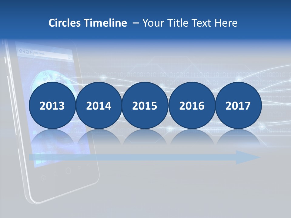 Application Computer Touchscreen PowerPoint Template