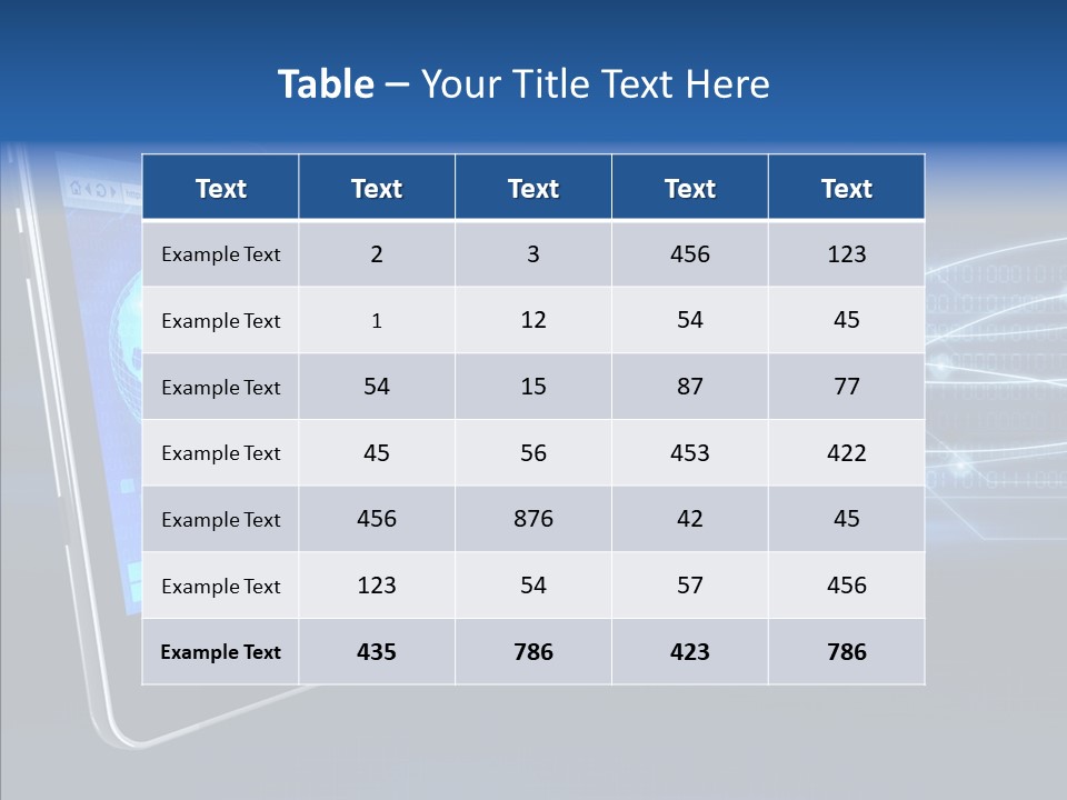 Application Computer Touchscreen PowerPoint Template
