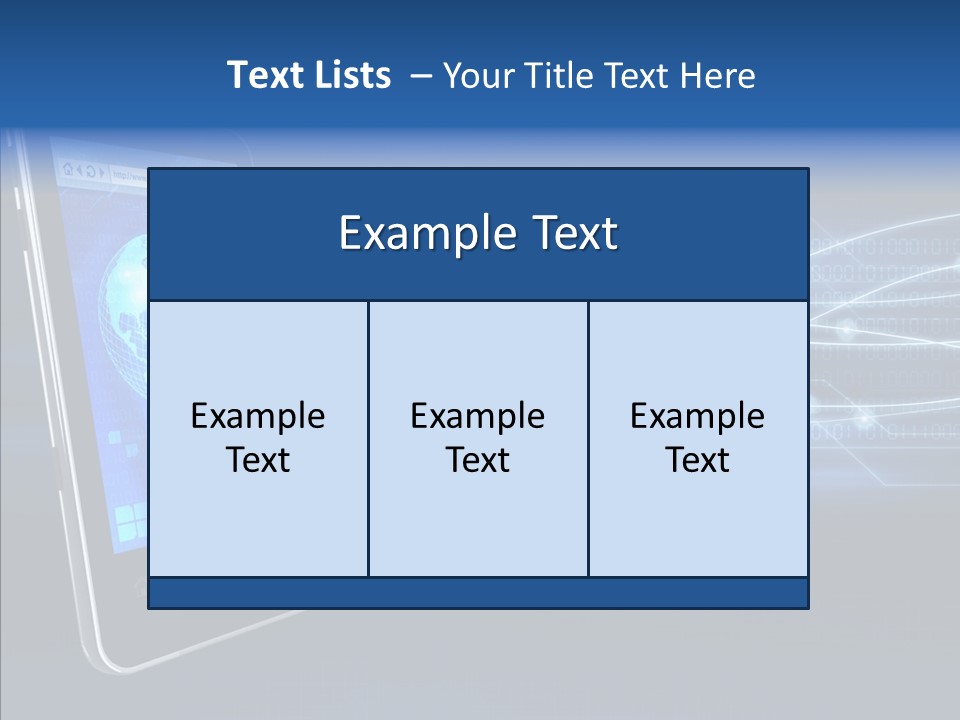 Application Computer Touchscreen PowerPoint Template