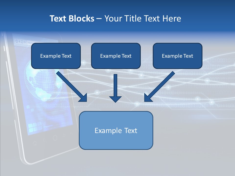 Application Computer Touchscreen PowerPoint Template