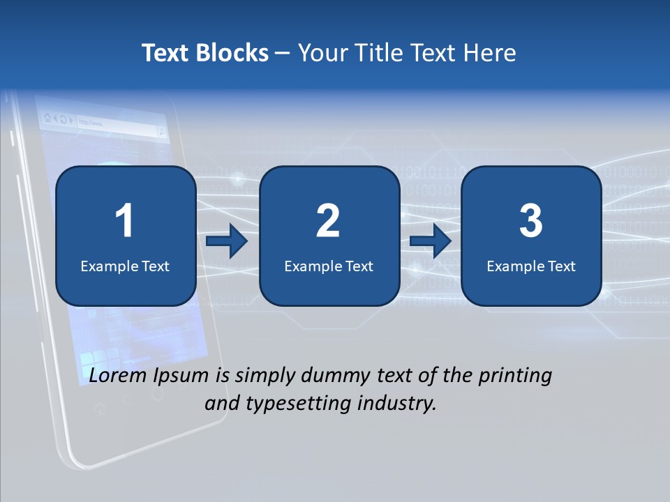 Application Computer Touchscreen PowerPoint Template