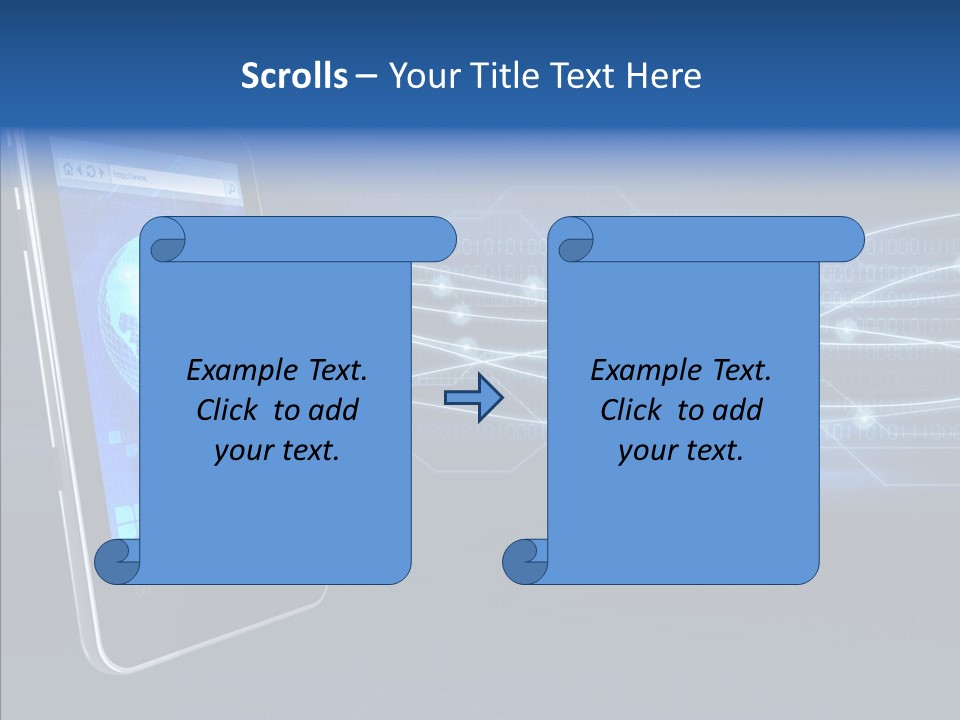 Application Computer Touchscreen PowerPoint Template